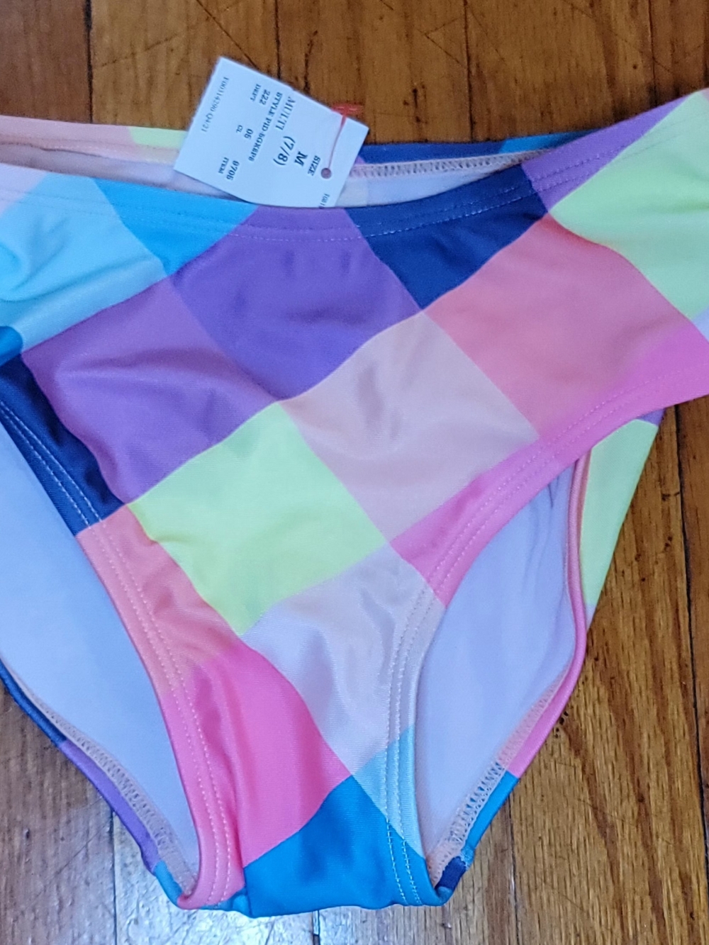 Colorblock Pastel Bikini Bottoms